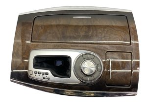 2018-2020 INFINITI QX80 Brown Front Center Console Upper Cup Holder Trim Panel with Shift Indicator (Used OEM)