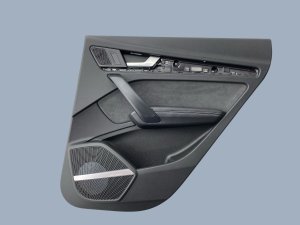 2018-2025 Audi SQ5 Black Door Interior Trim Panel - Rear, Right (Passenger) (Used OEM)