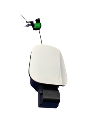 2020-2022 Hyundai Palisade White Fuel Filler Door with Pocket and Latch Actuator Assembly - Rear (Used OEM)