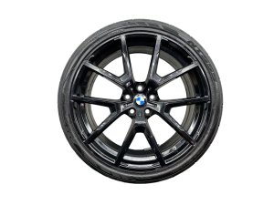 2019-2025 BMW M850i xDrive Black 20x9 5 Y-Spoke Machined Black Alloy Wheel (Used OEM)