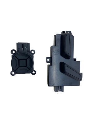2019-2025 Audi A6 Black Power Seat Lumbar and Tilt Control Switch Set - Front (Used OEM)