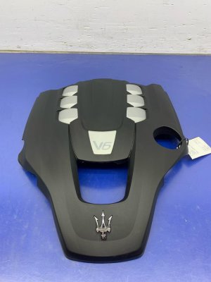 2014-2020 Maserati Ghibli Black Engine Appearance Trim Cover (Used OEM)