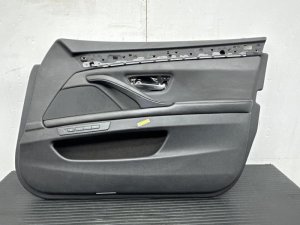 2011-2016 BMW 535i Black Door Interior Trim Panel - Front, Right (Passenger) (Used OEM)