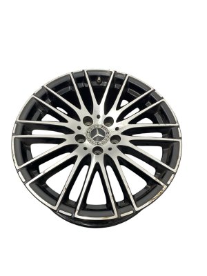 2022-2025 Mercedes-Benz C300 Black 18x8.5 10 V-Spoke Machined Black Alloy Wheel (Used OEM)