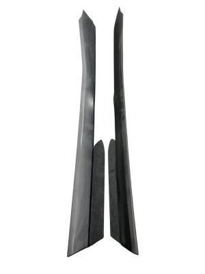 2023-2024 Fisker Ocean Black Center Console Trim Panel Set - Front (Used OEM)