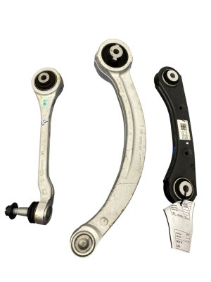 2023-2026 Genesis GV60 Upper and Lower Suspension Control Arm Set - Front, Left (Driver) (Used OEM)