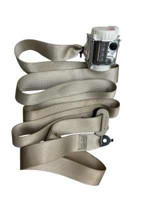 2018-2024 Lincoln Navigator Tan Second Row Seat Belt Assembly Set - Rear, Left (Driver) (Used OEM)