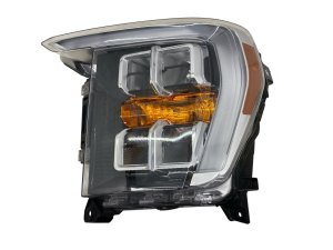 2021-2023 Ford F-150 Black LED Reflector Headlight Assembly - Front, Left (Driver) (Used OEM)