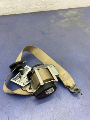 2013-2016 Mercedes-Benz GL550 Beige 3rd Row Seat Belt Assembly - Rear, Left (Driver) (Used OEM)