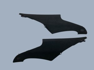 2014-2020 Mercedes-Benz S320 Black C-Pillar Suede Trim Panel Set - Rear, Right (Passenger) (Used OEM)