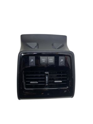 2019-2022 Toyota Avalon Black Center Console Rear Trim Panel with Air Vent Grille (Used OEM)
