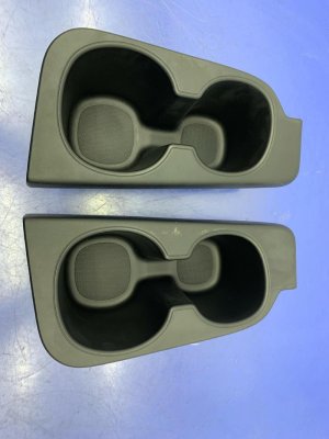 2023-2025 Honda Pilot Black Quarter Panel Cup Holder Set - Rear (Used OEM)