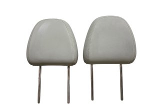 2023-2024 Mitsubishi Outlander PHEV Gray Seat Leather Headrest Set - Front, Left (Driver) (Used OEM)