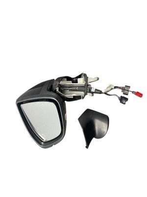 2025 Nissan Murano Black Power Heated Signal Door/Side View Mirror - Front, Left (Driver) (Used OEM)