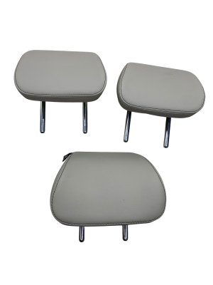 2022-2025 Genesis G70 Gray Seat Leatherette Headrest Set - Rear, Left (Driver) (Used OEM)