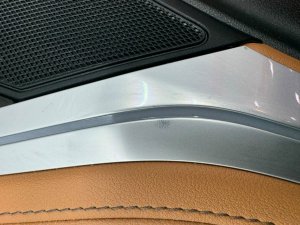 2019-2023 BMW X5 Tan Door Interior Trim Panel - Rear, Left (Driver) (Used OEM)