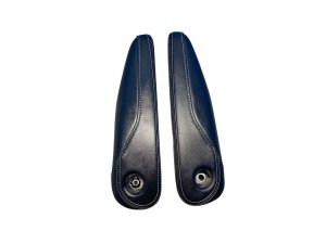 2022-2025 Jeep Wagoneer Black 2nd Row Leather Seat Armrest Set - Rear, Right (Passenger) (Used OEM)