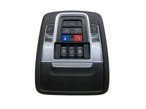 2020-2023 Ram 3500 Overhead Console with Sunroof and Power Sliding Back Glass Controls - Front (Used OEM)