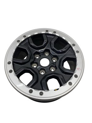 2021-2025 Ford Bronco Black 17x8.5 6-Spoke Beadlock-Capable Alloy Wheel (Used OEM)