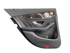 2015-2021 Mercedes-Benz C280 Black Door Interior Trim Panel - Rear, Left (Driver) (Used OEM)