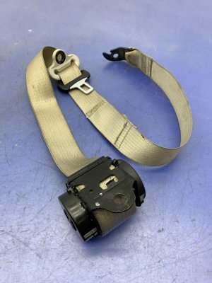 2017-2021 Chrysler Pacifica Gray 2nd Row Seat Belt Assembly - Rear, Left (Driver) (Used OEM)