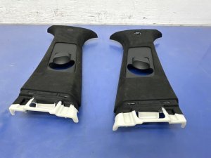 2020-2022 Hyundai Palisade Black Upper B-Pillar Trim Cover Panel Set (Used OEM)
