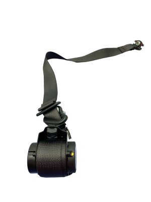 2022-2024 Jeep Wagoneer Black Second Row Seat Belt Assembly - Rear, Right (Passenger) (Used OEM)
