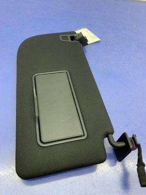 2018-2024 Lincoln Navigator Ebony (Black) Illuminated Sun Visor with Sunroof - Front, Right (Passenger) (Used OEM)