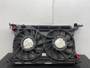 2018-2024 Audi SQ5 Dual Radiator and A/C Condenser Cooling Fan Assembly (Used OEM)