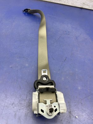 2018-2021 Ford Expedition Tan Second Row Seat Belt Assembly - Rear, Right (Passenger) (Used OEM)