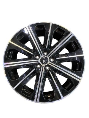 2022-2025 Audi Q4 e-tron Black 20x8 10-Spoke Machined Black Alloy Wheel (Used OEM)
