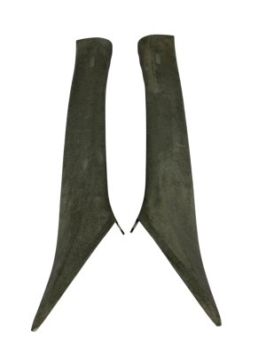 2018-2023 Jaguar E-Pace Ebony (Black) A-Pillar Trim Set - Front (Used OEM)
