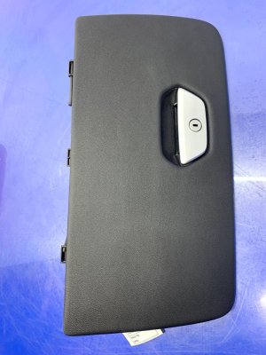 2016-2022 BMW 750i Black Dashboard Glove Box Storage Compartment Door Panel (Used OEM)