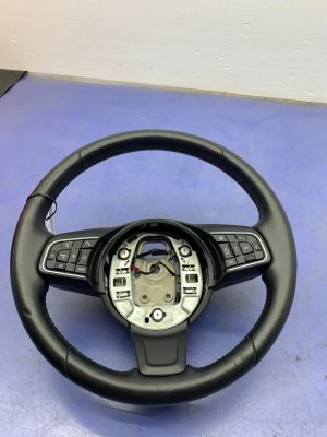 2018-2020 Jaguar E-Pace Black Leather Steering Wheel (Used OEM)