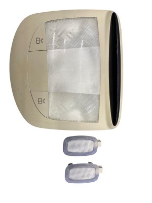 2012-2015 Mercedes-Benz ML350 Beige Headliner Dome and Courtesy Lamp Set (Used OEM)