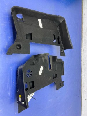 2021-2023 BMW 5 series Lower Dashboard Trim Cover Panel Set - Front (Used OEM)