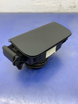 2011-2016 BMW 528i Black Fuel Filler Door Assembly with Housing and Cap - Rear (Used OEM)