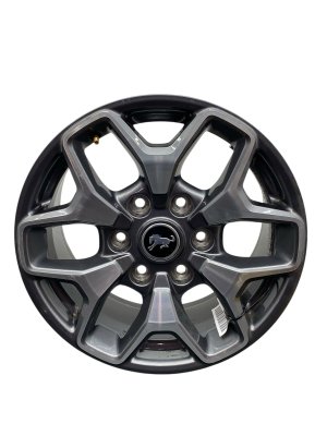 2021-2025 Ford Bronco Gray 17-Inch Double Spoke Machined Charcoal Alloy Wheel (Used OEM)