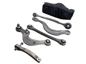 2017-2025 Audi Q7 Upper and Lower Control Arm Set with Sway Bar Links - Rear, Right (Passenger) (Used OEM)