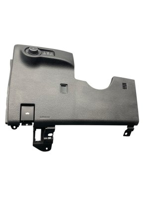 2017-2024 Chrysler Pacifica Black Lower Dash Knee Bolster Trim Panel with Headlamp Control Switch - Front, Left (Driver) (Used OEM)