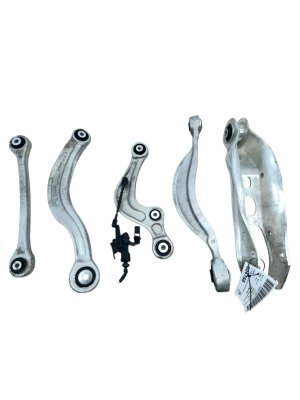 2016-2020 Bentley Bentayga Upper and Lower Suspension Control Arm Set - Rear, Left (Driver) (Used OEM)