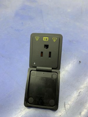 OEM 120V 400W Dash Power Outlet for 2021-2025 Ford F-150, F-250 Super Duty, F-350 Super Duty (OEM)