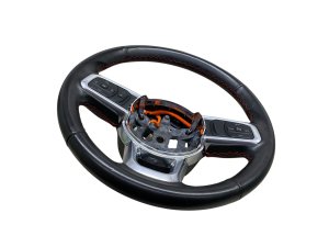 2018-2024 Jeep Wrangler Black Leather Steering Wheel without Heat (Used OEM)