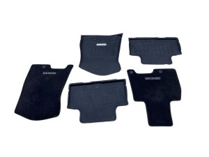 2021-2024 Genesis GV80 Black Carpet and All-Weather Floor Mat Set (Used OEM)