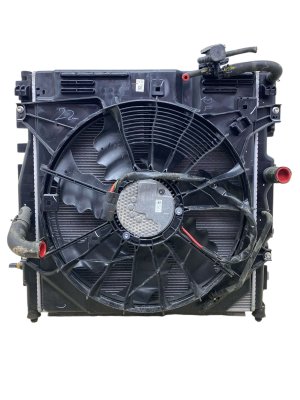 2025-2026 Mazda CX-70 Radiator and A/C Condenser Cooling Fan Motor Assembly (Used OEM)