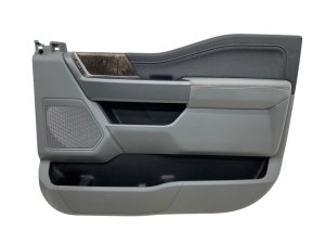 2021-2023 Ford F-150 Gray Door Interior Trim Panel - Front, Right (Passenger) (Used OEM)