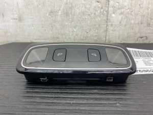 2020-2025 Hyundai Palisade Black Overhead Console Dual Dome Lamp Control Switch Panel (Used OEM)