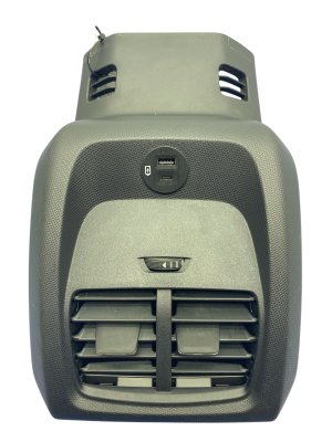 2021-2024 Ford Mustang Mach-E Center Console Rear End Cap Trim Panel with Air Vent and USB Charging - Front (Used OEM)