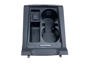 2017-2020 Jaguar XE Center Console Cup Holder and Sliding Storage Bin (Used OEM)