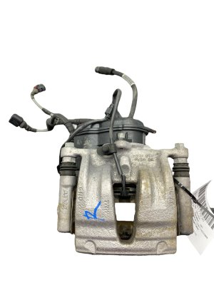 2017-2024 Audi Q7 Yellow Disc Brake Caliper with Parking Brake Actuator - Rear, Right (Passenger) (Used OEM)